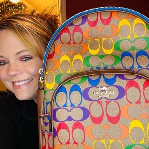 Large Coach Backpack/Pride collection
